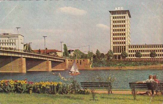 Germany Frankfurt Friedenbruecke 1954