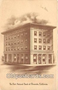 First National Bank of Riverside Riverside, CA, USA Unused 