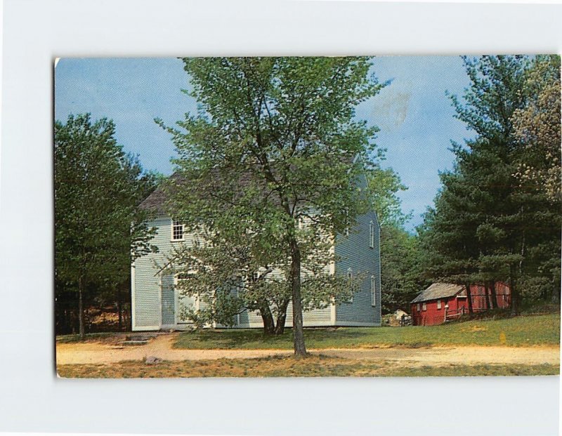 Postcard The Quaker Meeting House Old Sturbridge Village Sturbridge MA USA