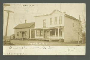 Sugar Bush WISCONSIN RP1907 GENERAL STORE nr Clintonville New London GHOST TOWN2