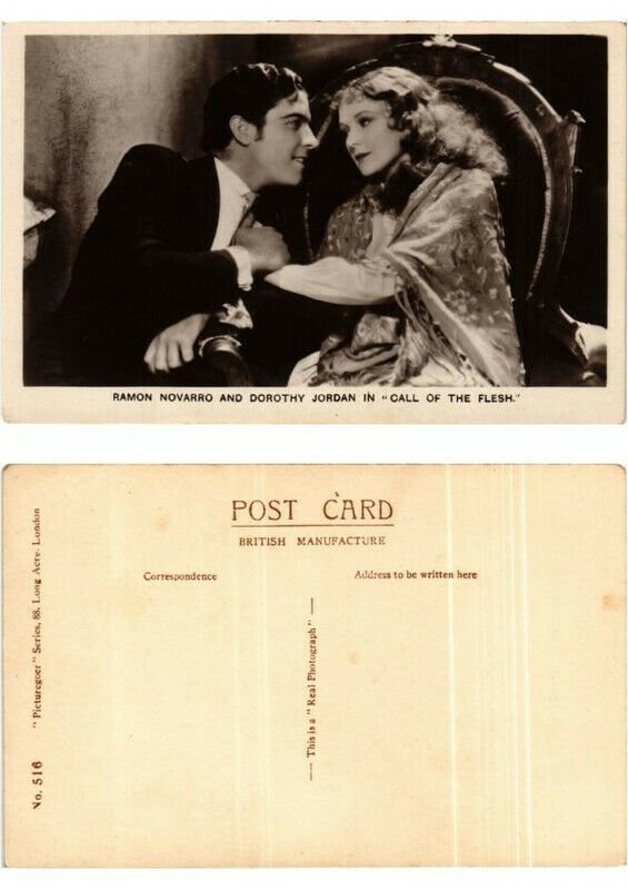 CPA AK Ramon Novarro and Dorothy Jordan in Call of the Flesh FILM STAR (398939)