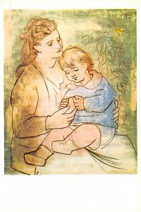 Mother And Child, By Pablo Picasso 