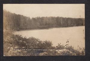 ME Wood Pond Henderson's Camps Jackman MAINE Real Photo Postcard RPPC RP PC