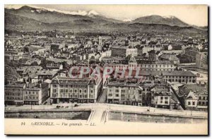 Old Postcard Grenoble General view