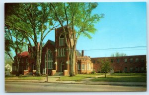 WASHINGTON, GA Georgia ~ First BAPTIST CHURCH c1960s Wilkes County Postcard