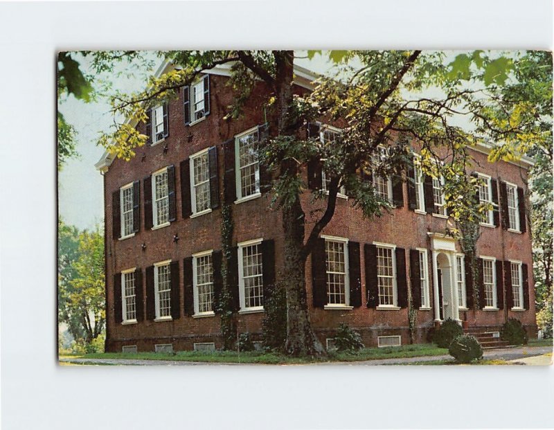 Postcard Federal Hill, My Old Kentucky Home, State Shrine, Bardstown, Kentucky