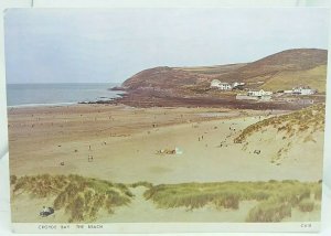 Vintage Postcard Croyde Bay The Beach Ilfracombe Devon 1970s