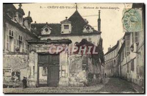 Old Postcard Crepy En Valois House of St. Joseph