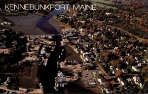 Maine Kennebunkport Greetings Aerial View