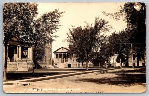 RPPC  Redwood Falls  Minnesota  Court House Square   Real Photo Postcard  1920