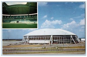Irving Texas TX Postcard Texas Stadium Home Of Dallas Cowboys Dual View Vintage