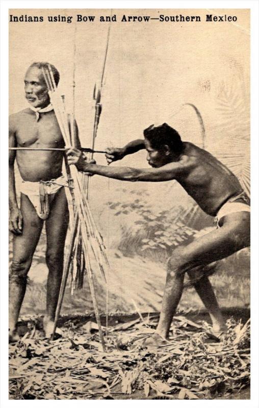 Southern Mexico ,  Indians using Bow and Arrows,  RPC