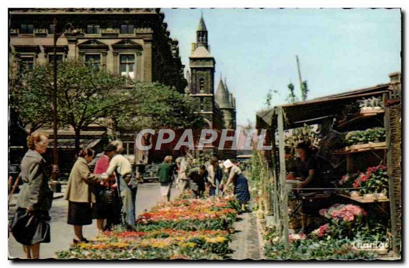 Postcard Modern Paris The Quai aux Fleurs