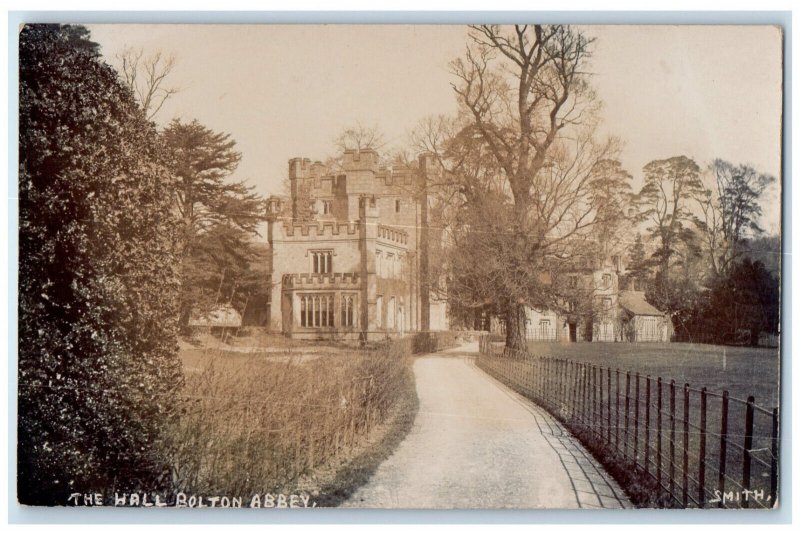 c1940's The Hall Bolton Abbey Yorkshire England Unposted RPPC Photo Postcard