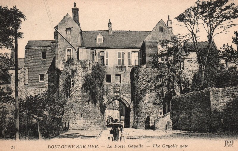 Vintage Postcard La Porte Gayolle The Gayolle Gate Boulogne-Sur-Mer ...