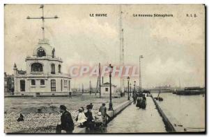 Old Postcard Le Havre New Semaphore