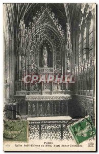 Old Postcard Paris Eglise Saint Etienne du Mont Sainte Genevieve Altar