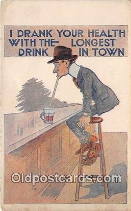 Drinking, Liqueur, Winery, Drunk Drank Your Health 1913 