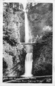 Multnomah Falls real photo - Columbia River Highway, Oregon OR  