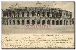 Old Postcard Nimes Arenes