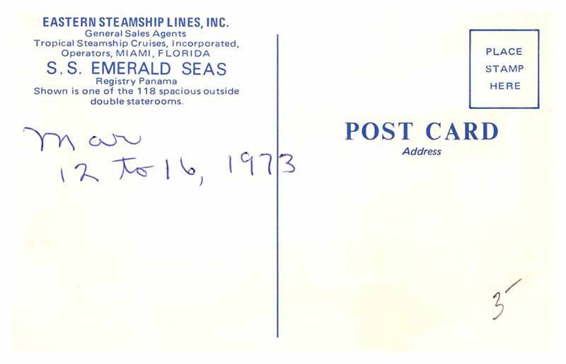 Postcard HOTEL SCENE Miami Florida FL AU0061