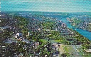 Maine Augusta This Aerial View Shows The Capital City Of The State Of Maine