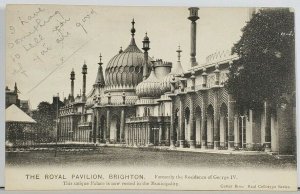 BRIGHTON The Royal Pavillion Former Residence of George IV, c1905 Postcard K18