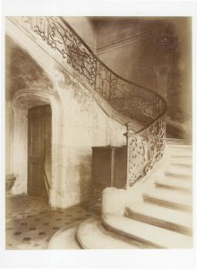 Hotel De La Brinvilliers Staircase Paris Victorian Eugene Atget French Photo ...