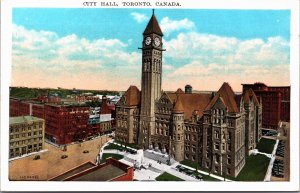 Canada Ontario Toronto City Hall Vintage Postcard C162