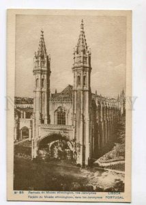 299824 PORTUGAL LISBOA Jeronymos monastery ethnologico museum Vintage postcard