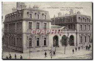 Saint Nazaire - L & # 39Hotel Portes and Telegraphs General Post Office - Old...