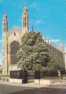 England Cambridge King's College Chapel East End From King's Parade