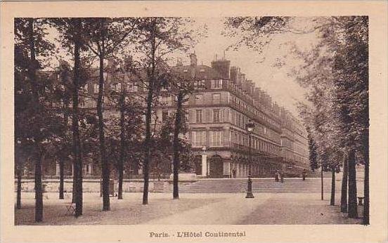 France Paris L'Hotel Continental