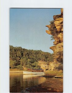 Postcard Hawk's Bill, Lower Dells, Wisconsin Dells, Wisconsin