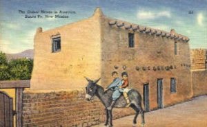 Oldest House in America in Santa Fe, New Mexico