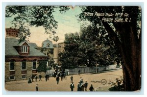 1909 Office Peace Dale Mfg Co. Peace Dale Rhode Island, RI Postcard