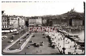 Modern Postcard Marseille Quai des Belges and the new garden Our Lady of the ...