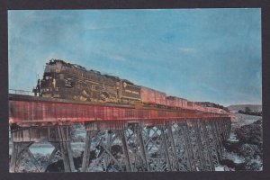 Postcard, United States, Western Maryland Locomotive Trains Railway