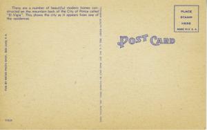 View Of Ponce Puerto Rico Porto Rico Unused Vintage Linen Postcard E5