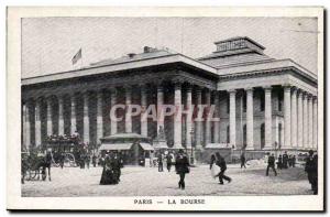 Old Postcard Paris Bourse