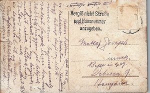 1914 HAMBURG GERMANY TOWN HALL GOVERNMENT BUILDING POSTCARD 26-203