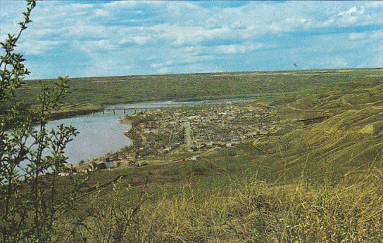 Canada Aerial View Peace River Alberta