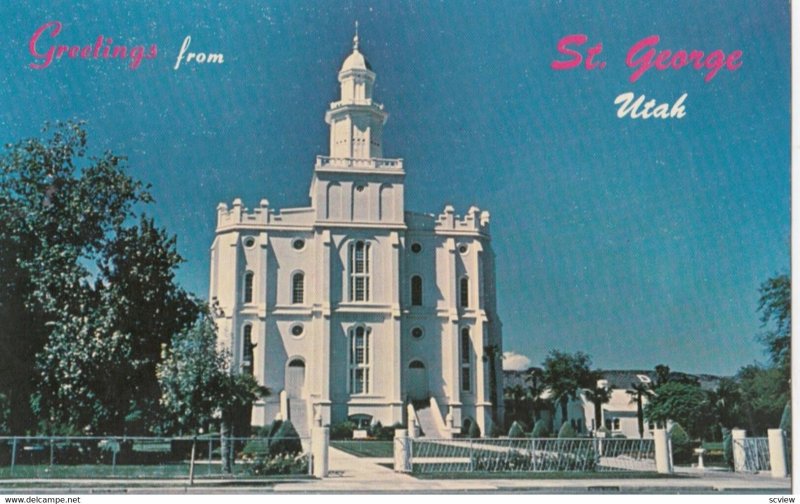 ST. GEORGE , Utah , 1950-60s; Greetings