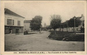 CPA MAREUIL-les-MEAUX - Vue d'Ensemble de kla Place Gambetta (120142)