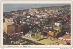 The Tunnel Plaza From The Air, WINDSOR, Ontario, Canada, 1910-1920s