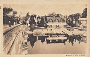 WALLINGFORD  ON THAMES OXFORDSHIRE ENGLAND-BRIDGE~LATTER & SON PHOTO POSTCARD