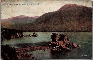 c1918 KILLARNEY IRELAND COLLEEN BAWN ROCK VALENTINE'S VALESQUE POSTCARD 34-282