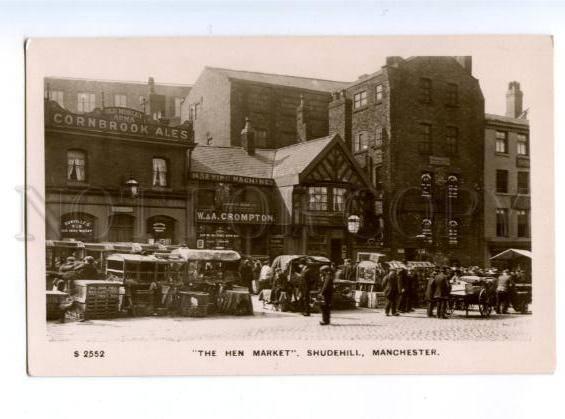 173946 UK MANCHESTER Hen Market Shudenhill Vintage postcard