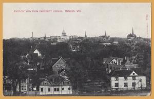 Madison, WIS., Bird'-Eye view from University Library - 1909