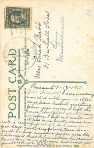 Cape Cod MA Workers Screening Cranberries Wooden Barrels Postcard